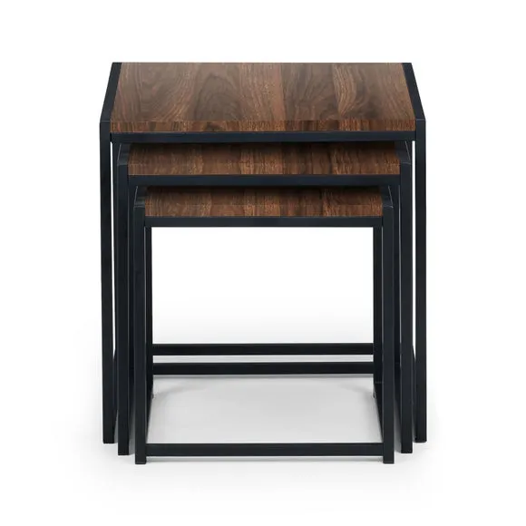 Tribeca Nest of 3 Tables, Walnut 6