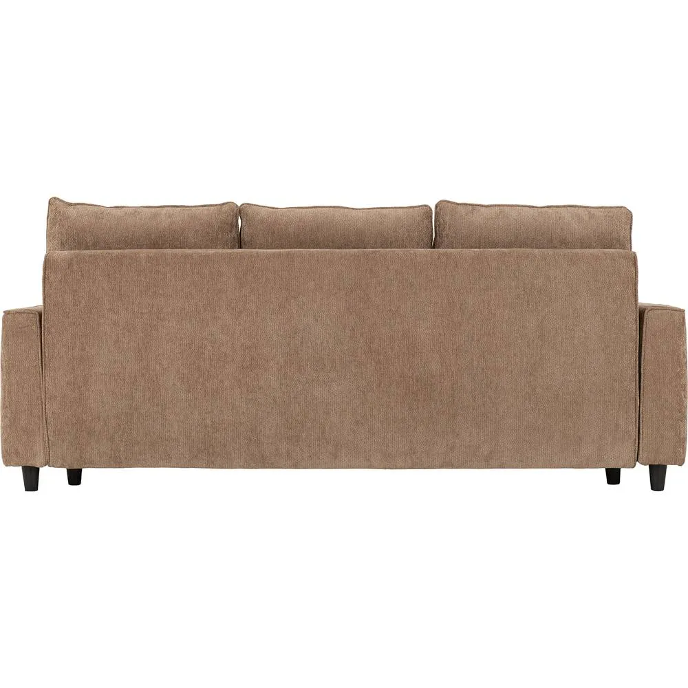 Seconique Hudson Sofa Bed - Brown Fabric 6