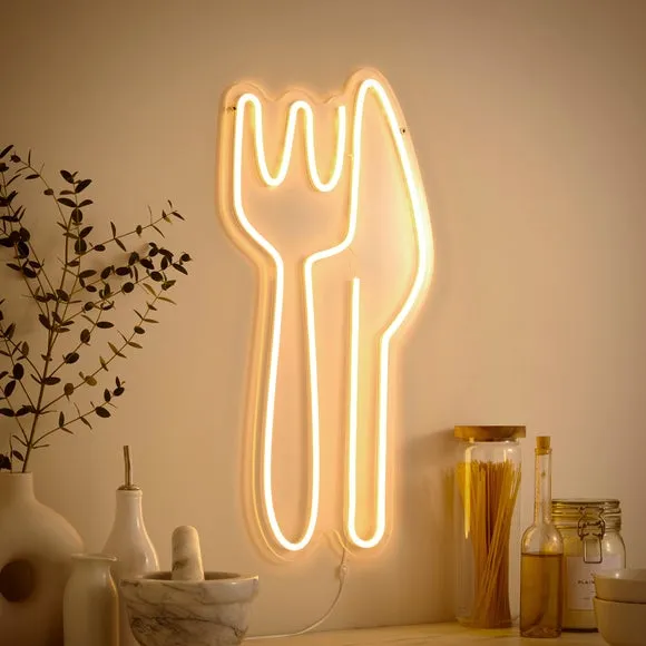 Knife & Fork Neon Sign 2