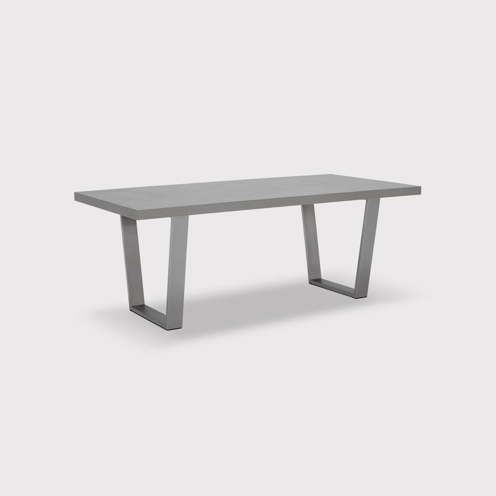 Halmstad Dining Table 200Cm, Grey Concrete Effect | W200cm | Barker & Stonehouse