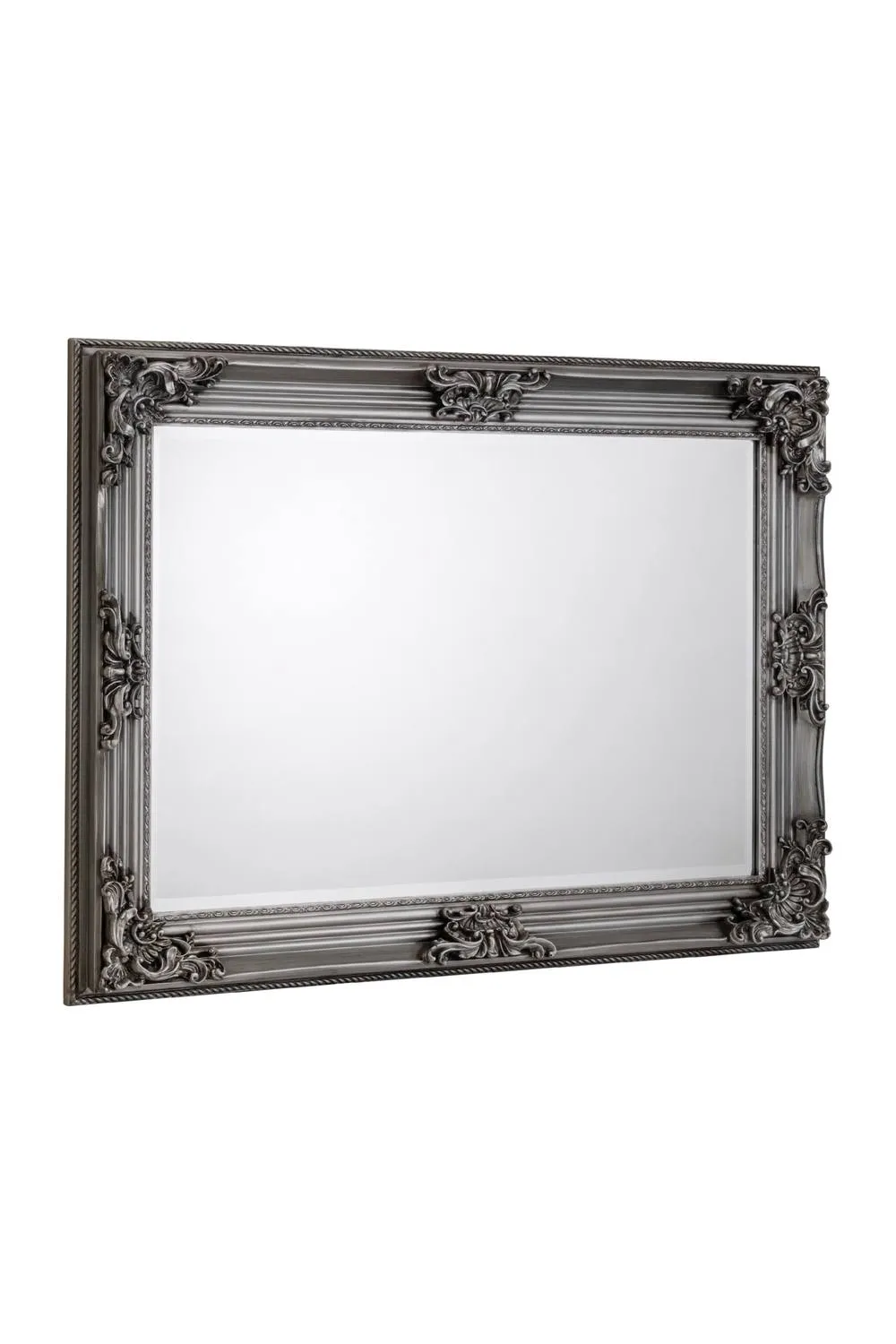 Julian Bowen Rococo Wall Mirror in Silver 2