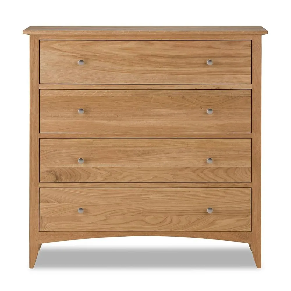 Statement Furniture Edward Hopper 4 Drawer Chest of Drawers in Brown 2