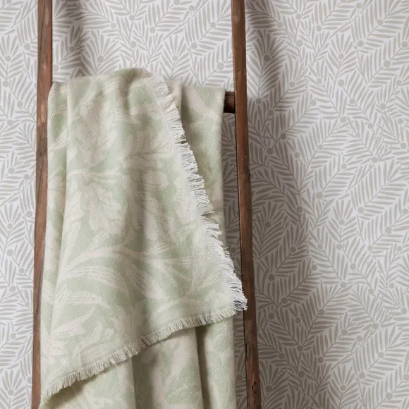 Morris & Co. Acorn Tonal Throw Blanket 130cm x 170cm 5
