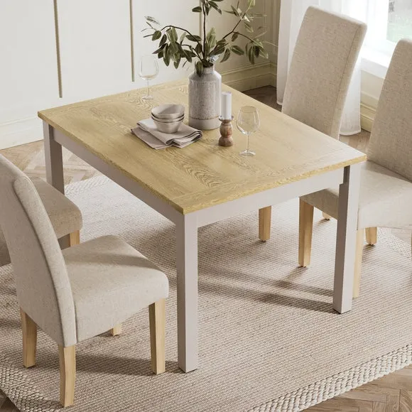 Olney Compact 4 Seater Rectangular Dining Table 2