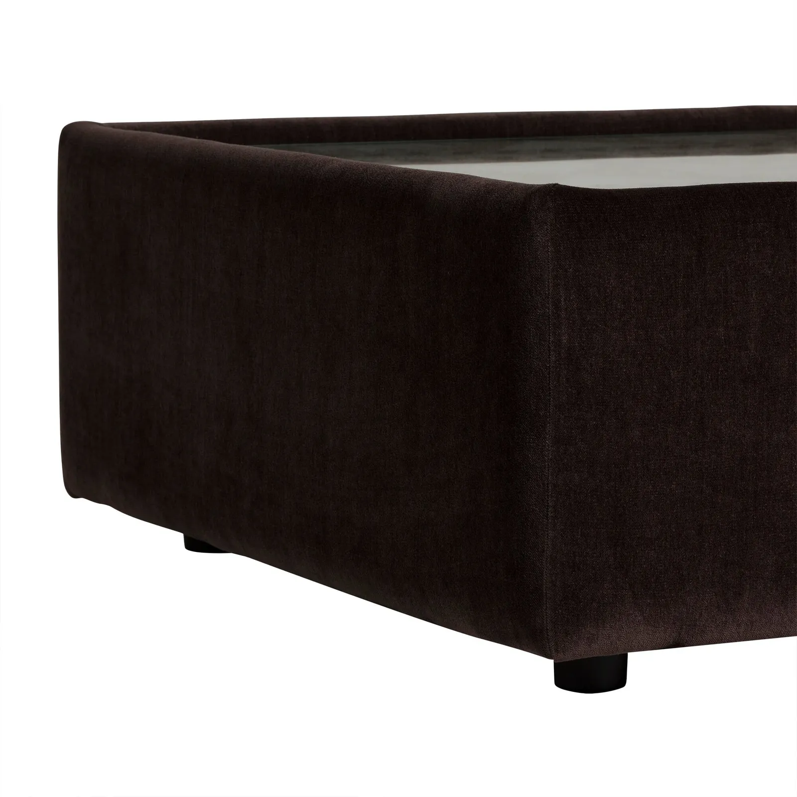 Bosham Square Glass Top Table, Brown | Barker & Stonehouse 5