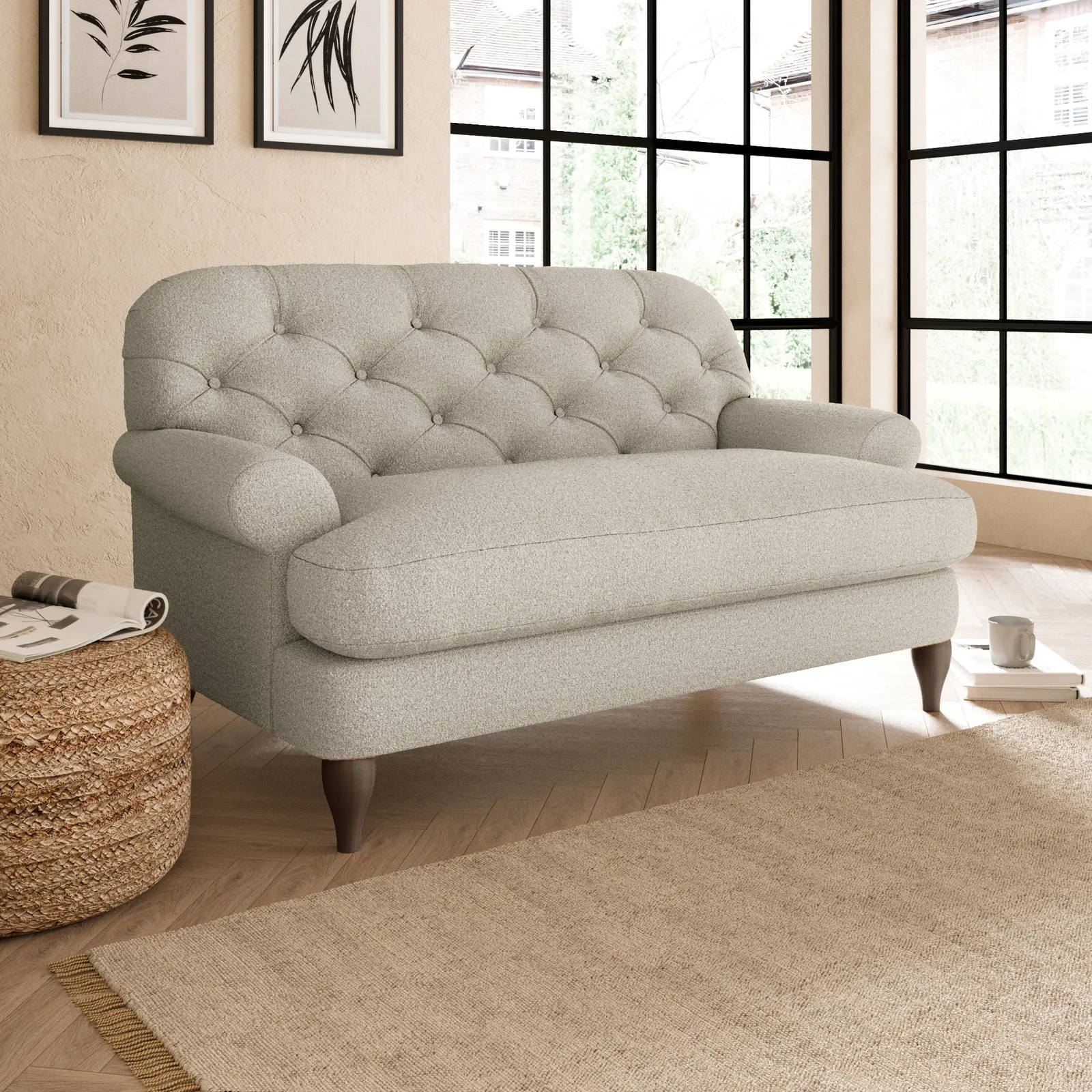 Canterbury Cosy Marl Snuggle Chair Cosy Marl Chateau Grey