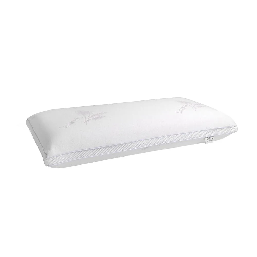 Angel Cerda Viscoelastic Pillow with Lavender Scent 75x35x15 cm in White