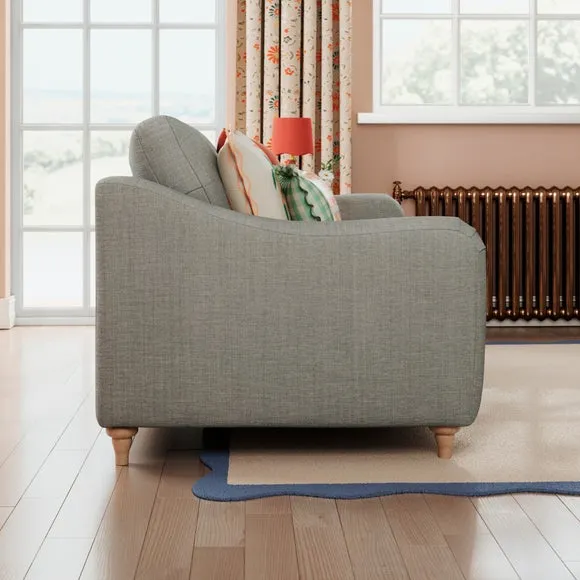 Hattie Slub Faux Linen 2 Seater Sofa 3