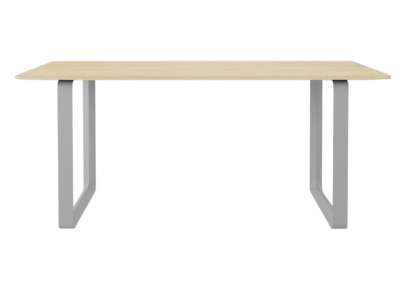 Muuto 70/70 Table 170 x 85cm in Oak with Grey Legs 1