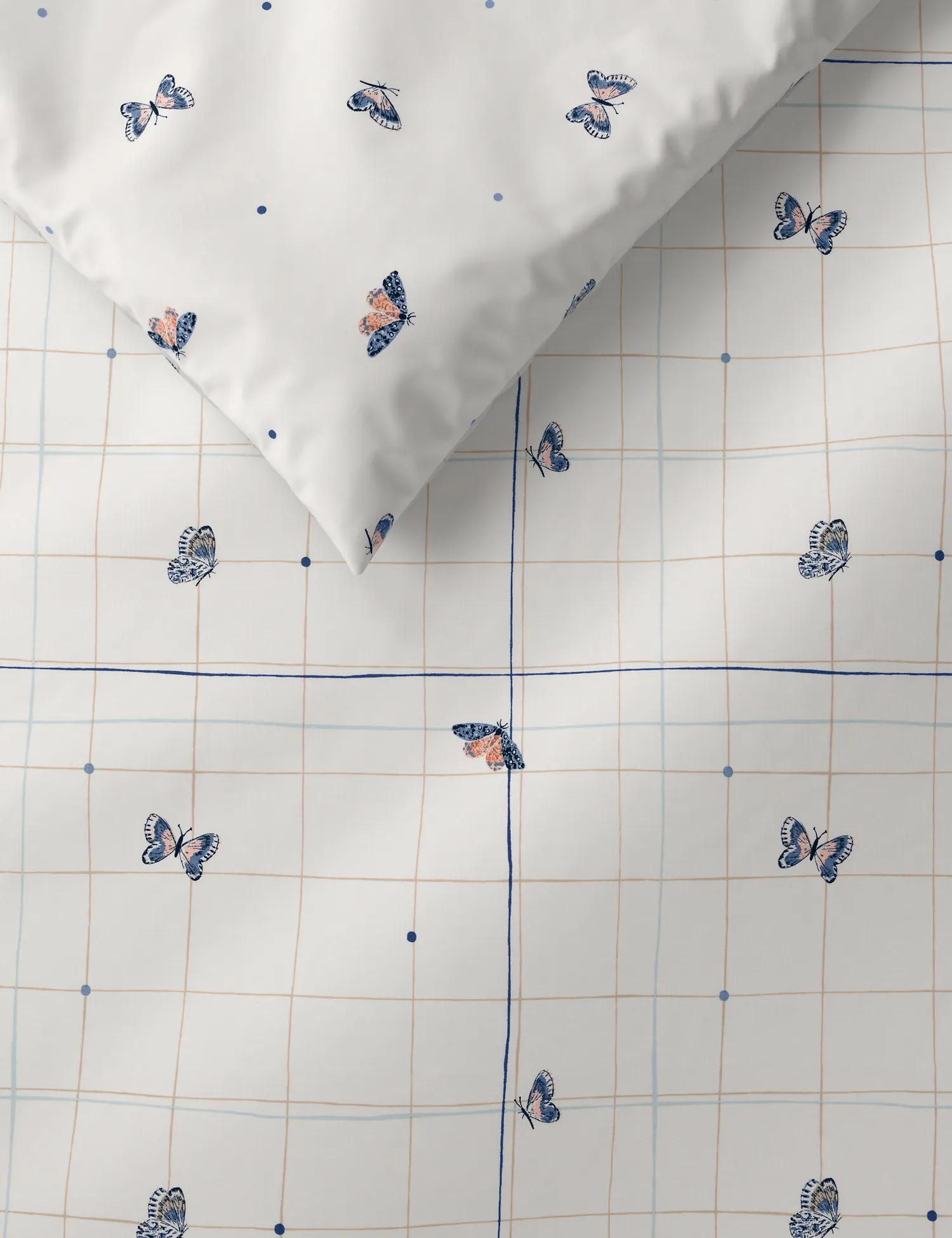 M&S Pure Cotton Butterfly Bedding Set