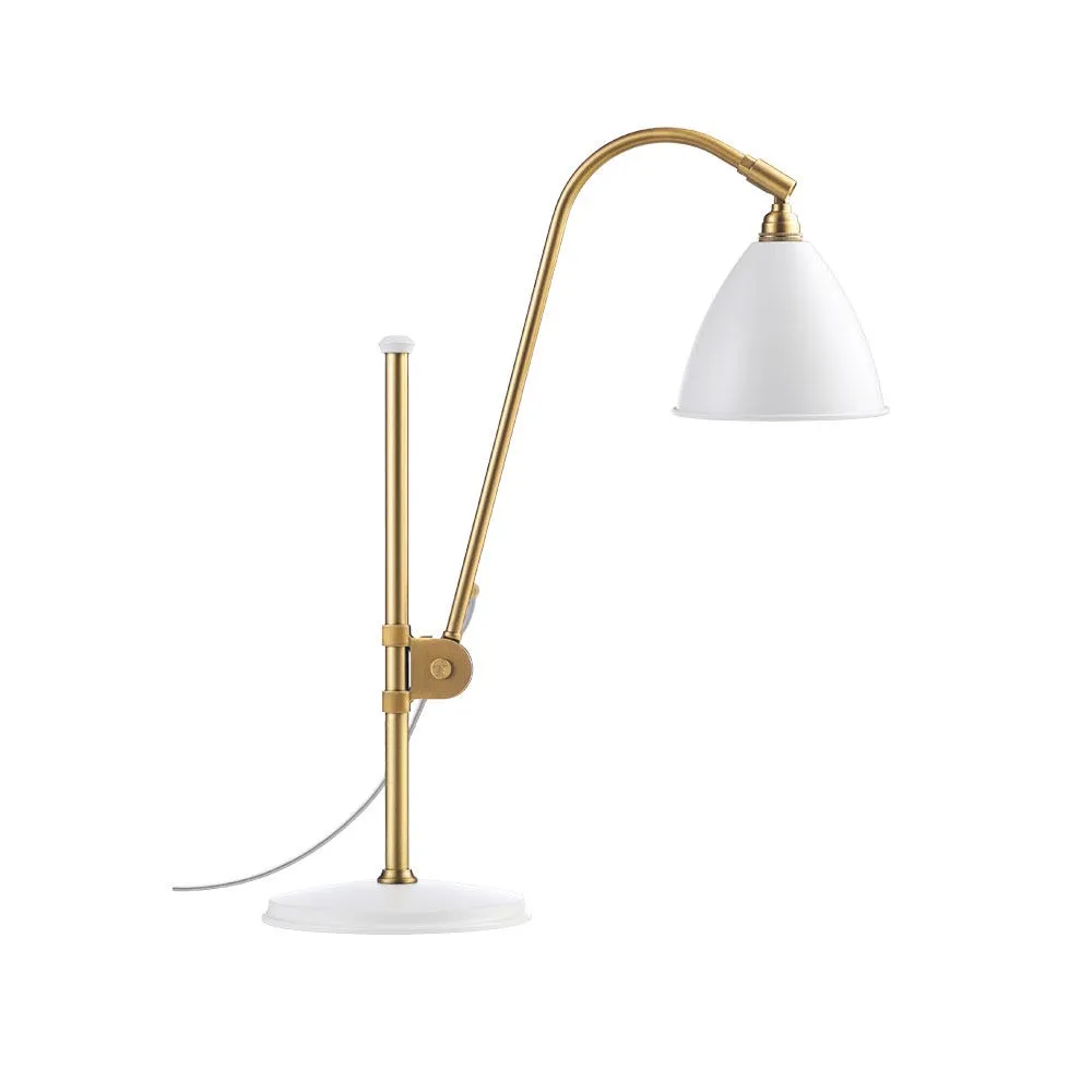 Gubi Bestlite BL1 Table Light Brass Base White Shade 2