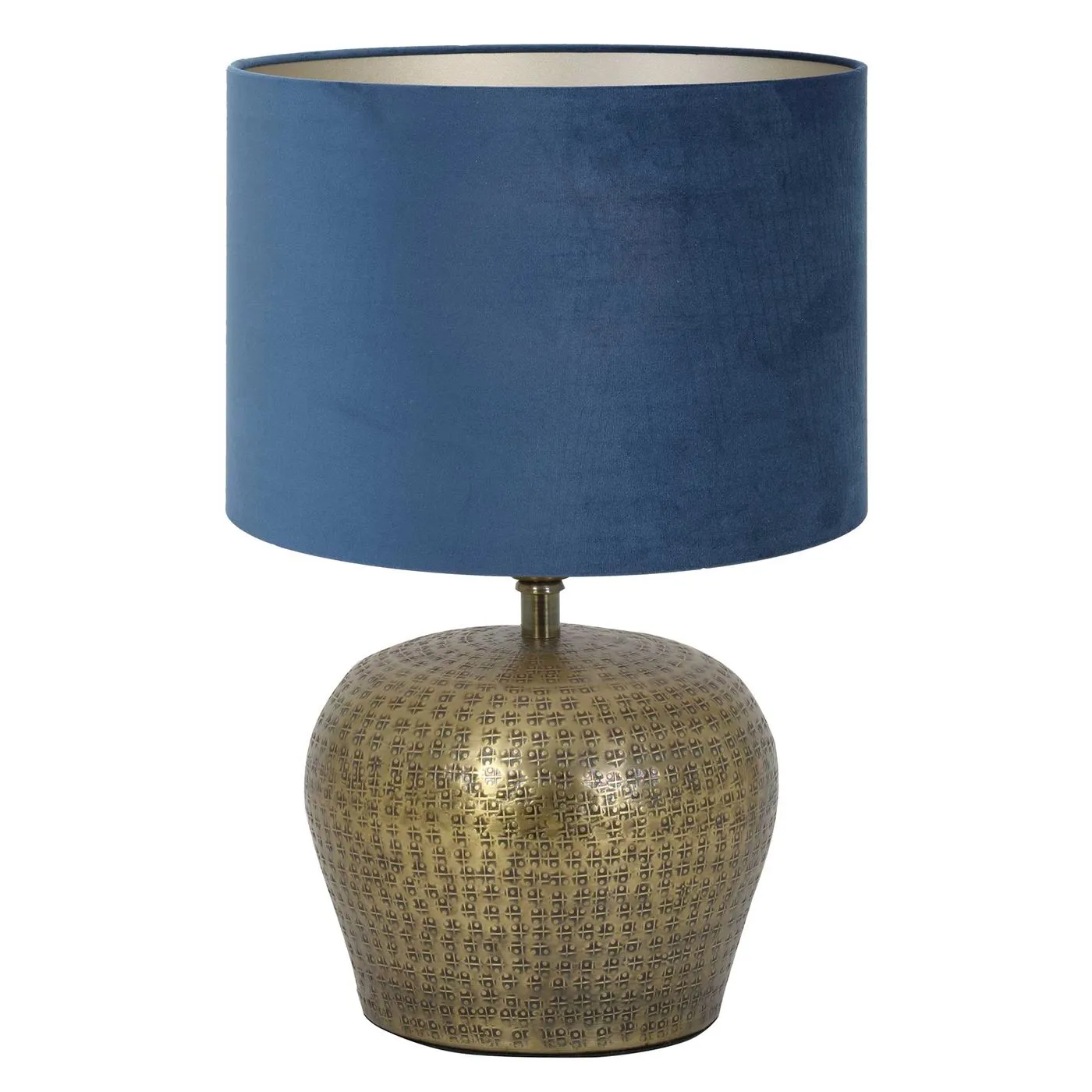 Hammered Table Lamp, Gold