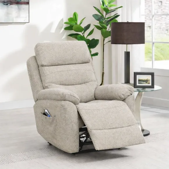 Calderbank Chenille Power Reclining Chair 1