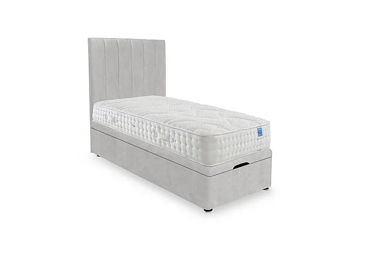 Luxury Firm End Lift Ottoman Divan Set - Small Single