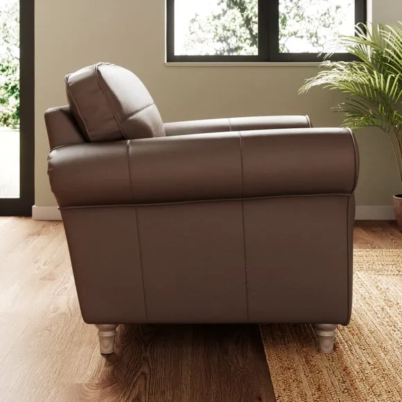 Flori Classic Leather Armchair 2