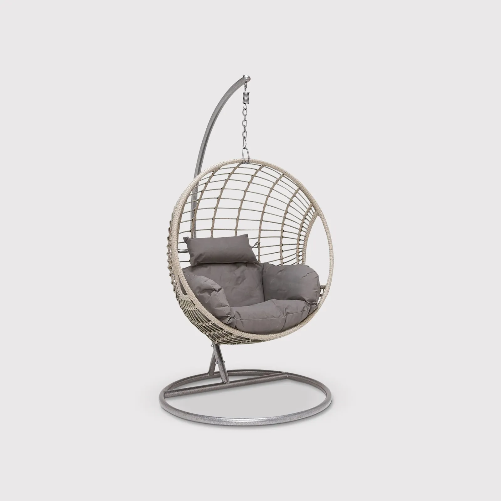 Castello Hanging Chair, Grey | Barker & Stonehouse 2