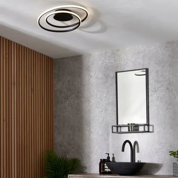 Langdon Bathroom Integrated LED Flush Ceiling Light 5