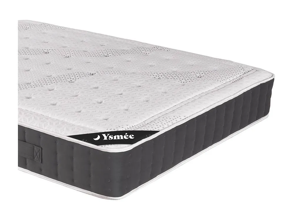 Vente-unique Mattress 160 X 160 X 200 Cm Hybrid Pocket Spring Memory Foam Top in White 6