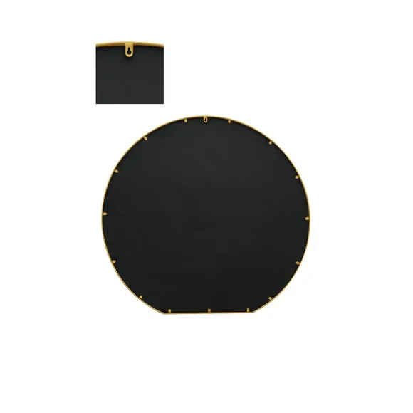 Circulus Round Indoor Outdoor Overmantel Wall Mirror 4