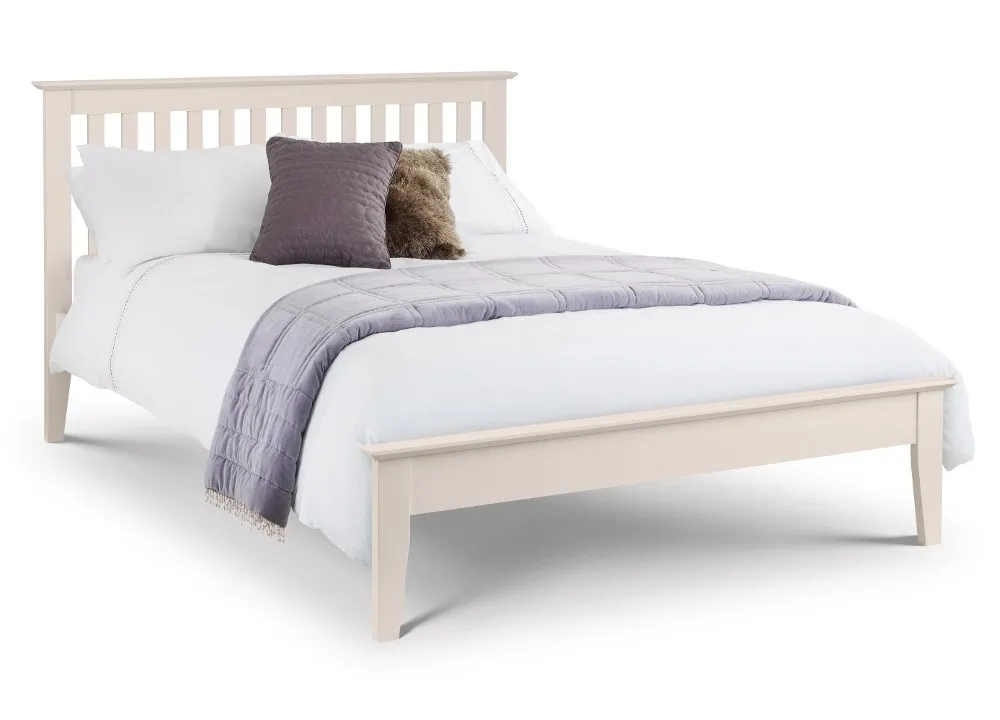 Wooden Bed Frame 3ft Single Salerno Ivory