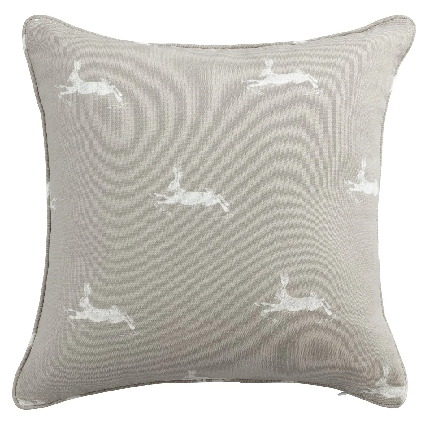 Argos Home Forest Dawn Hare Patterned Cushion Grey - 43x43cm