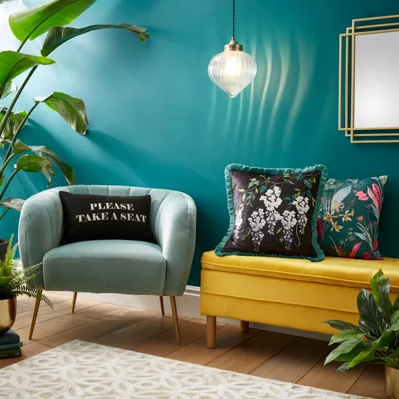 Tropical Velour Cushion 6