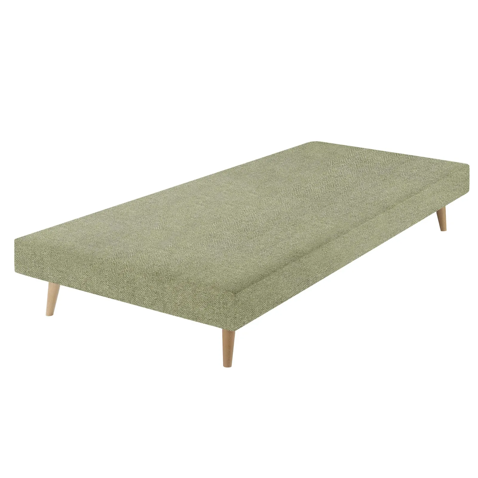 Premium Slim Divan Base, Single - Diamond Onyx
