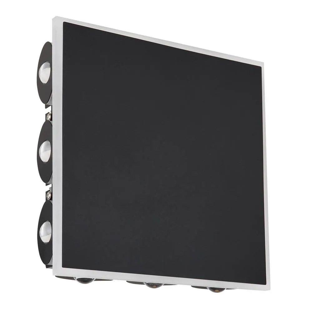 Netlighting Saidy 22cm Integrated LED Wall Lamp Matt Black LED 3000K 2