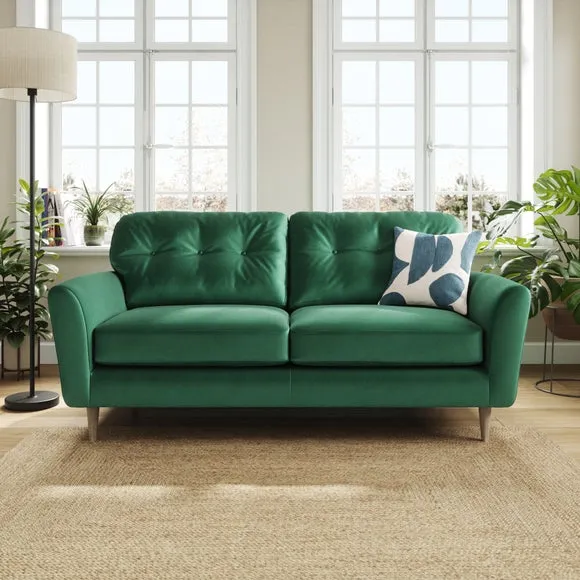Sven Opulent Velvet 3 Seater Sofa 1