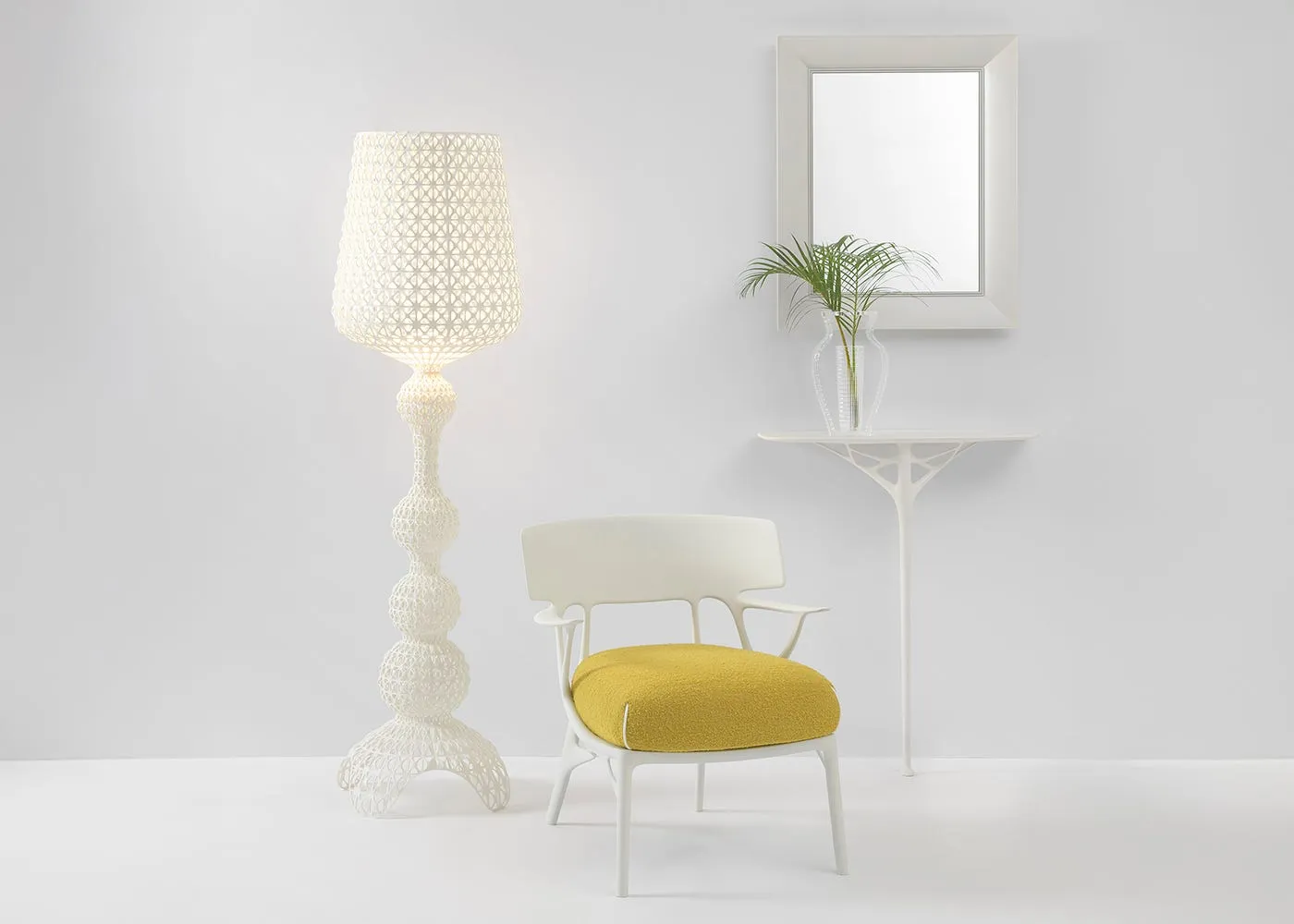 Kartell A.I. Console Table White 3