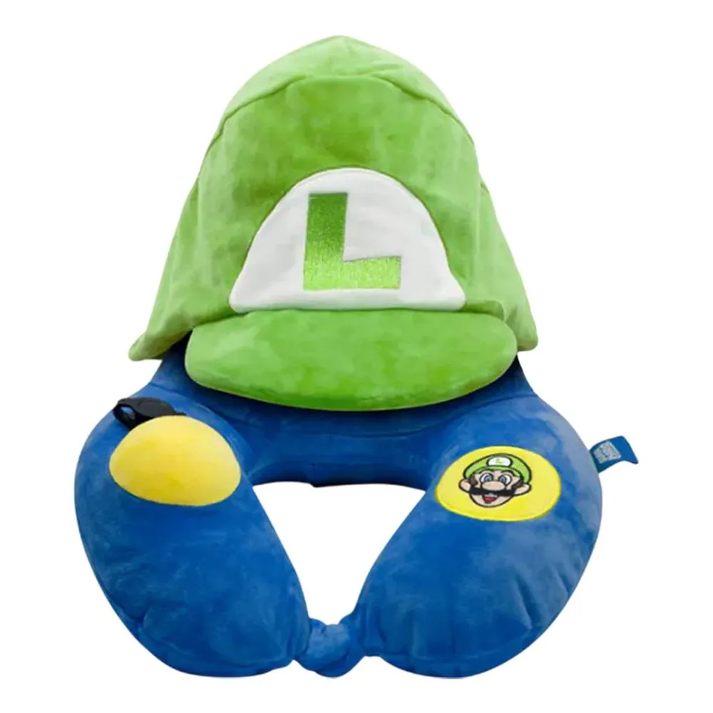Super Mario Luigi Travel Pillow in Green