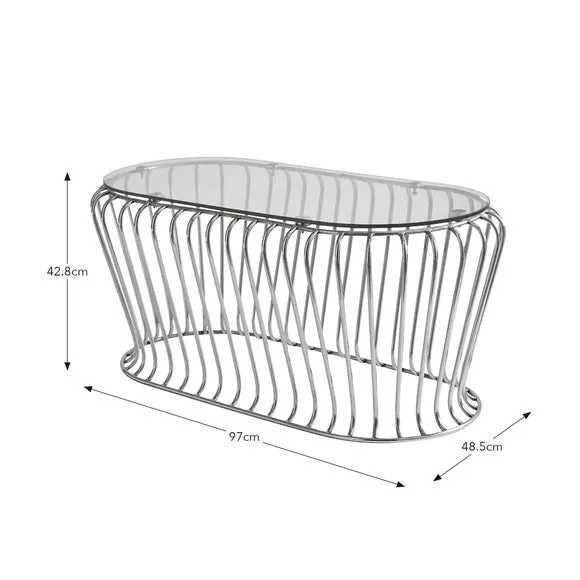 Yinka Ilori Trumpet Steel Coffee Table 6