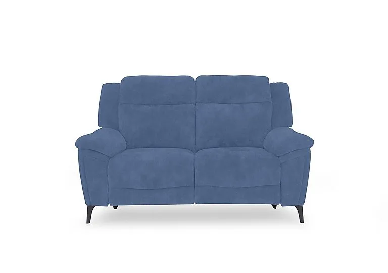 Panache Fabric 2 Seater Power Recliner Sofa with Power Headrests - Dexter Wave
