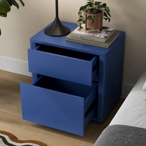 Malik 2 Drawer Bedside Table 2