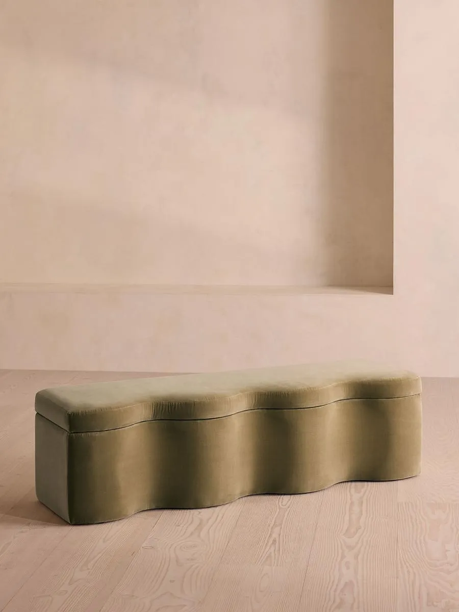 Eli Storage Bench, Lichen Velvet