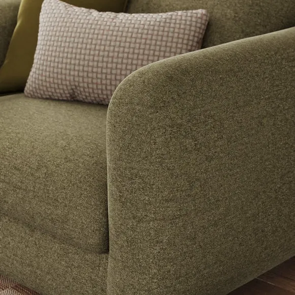 Luca Soft Chenille Snuggle Chair 5