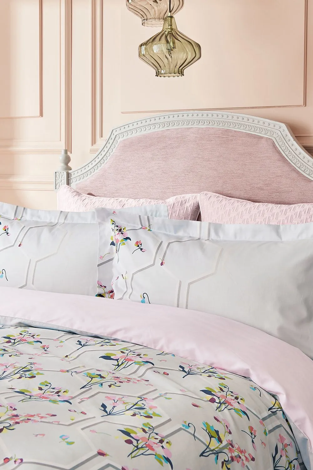 Ted Baker 'Peppermint' Cotton Duvet Cover Set in Silver 2