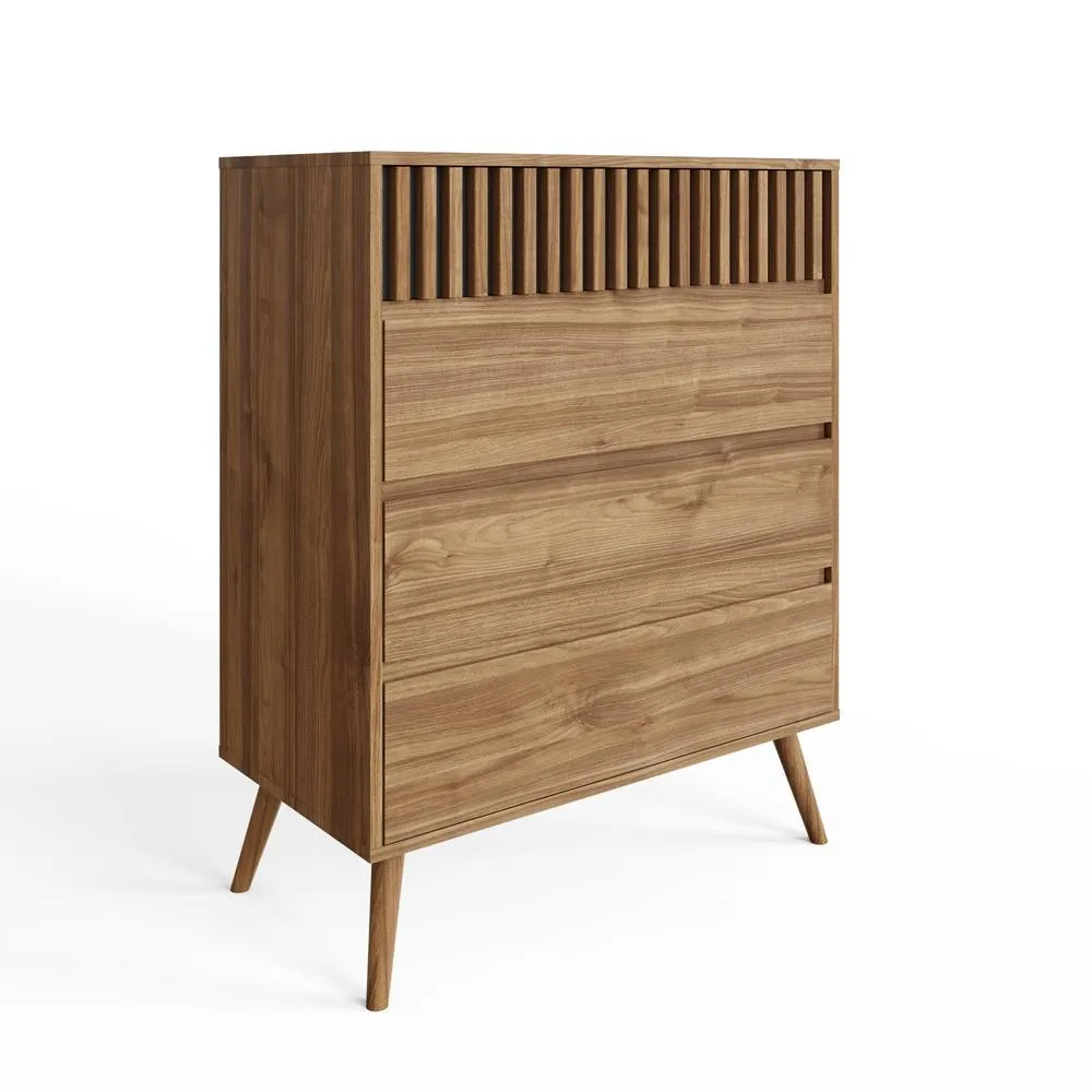 GFW Rowan 4 Drawer Chest in Light Oak 2