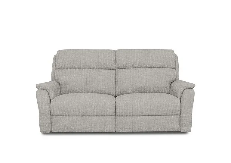Vito Fabric 3 Seater Recliner Sofa with Headrests and Power Lumbar