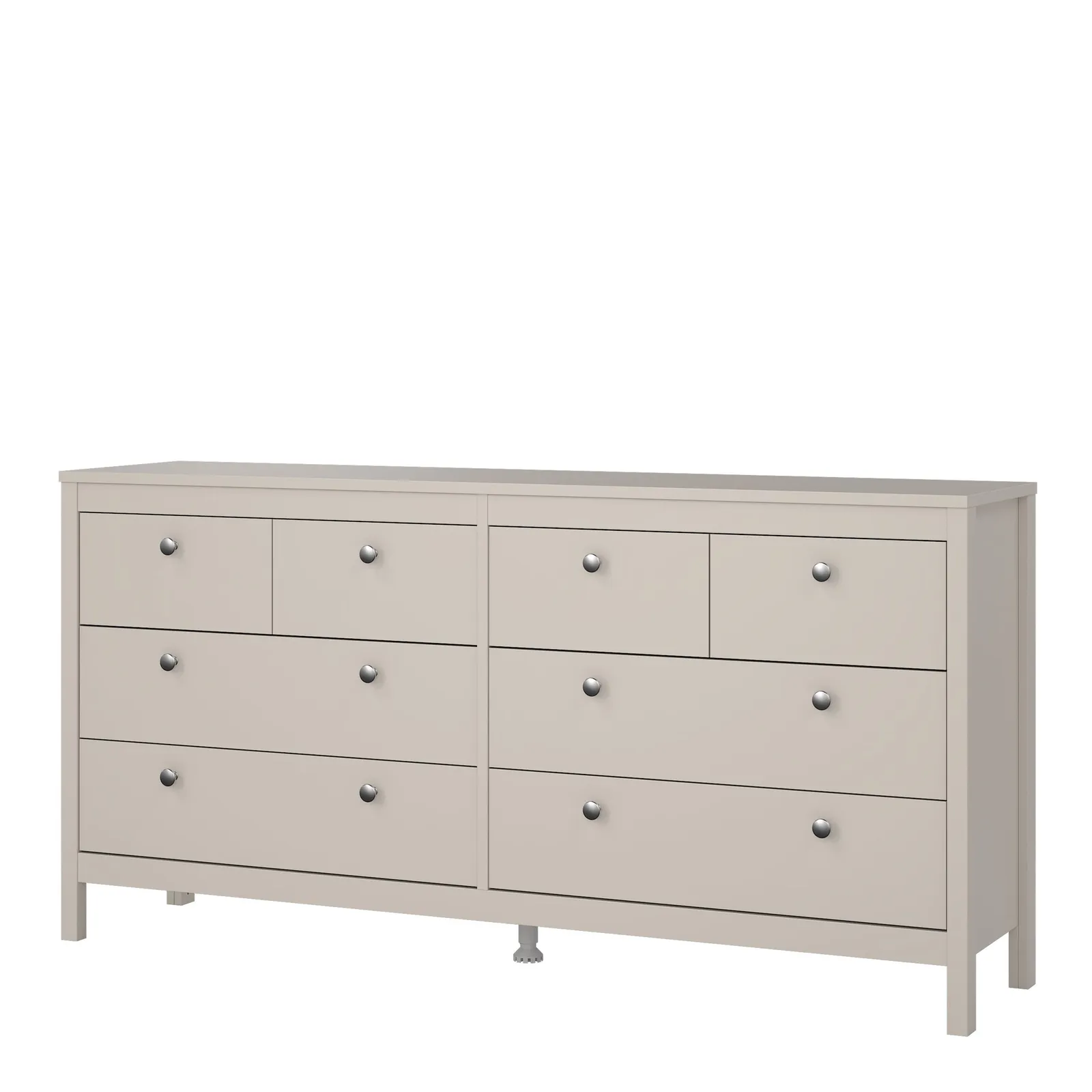 Furniture To Go Madrid Double Dresser 4+4 Drawers in Cashmere in Beige 3
