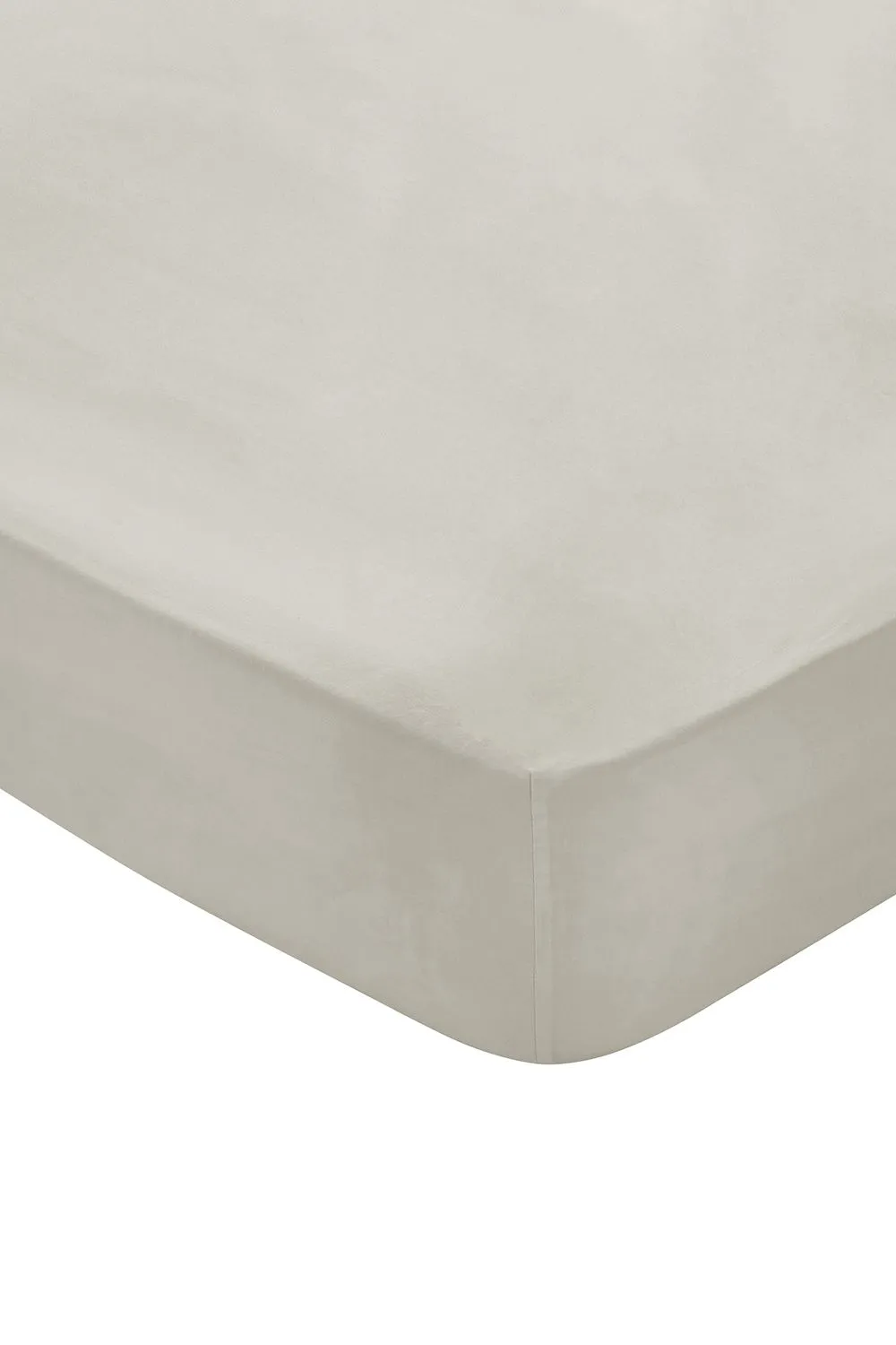 1951 'Luxury 300 Thread Count' Egyptian Cotton Fitted Sheet in Light Beige 1