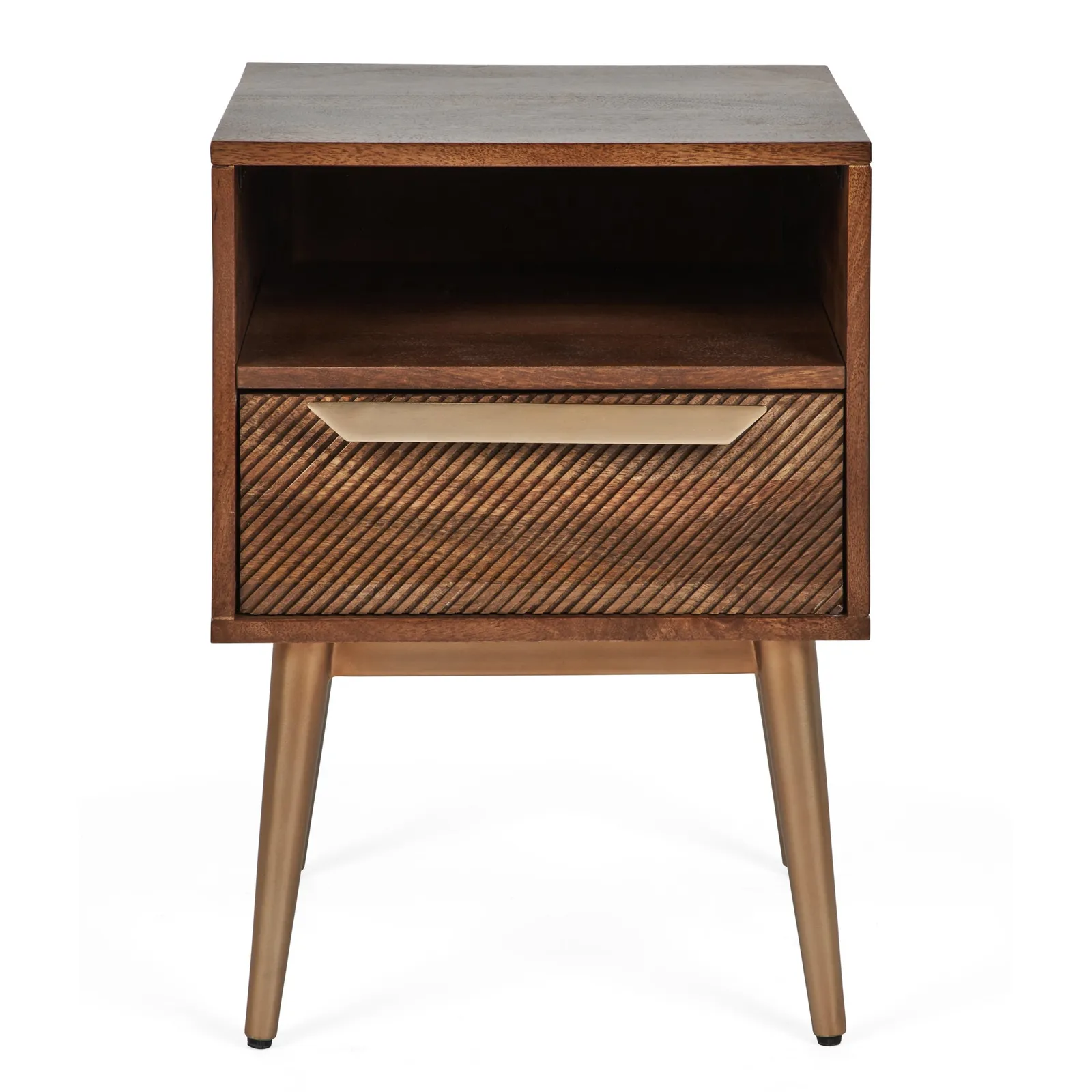 Anya Bedside Table Brown