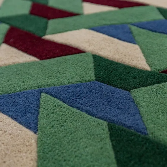 Connect Geometric Wool Rug 2
