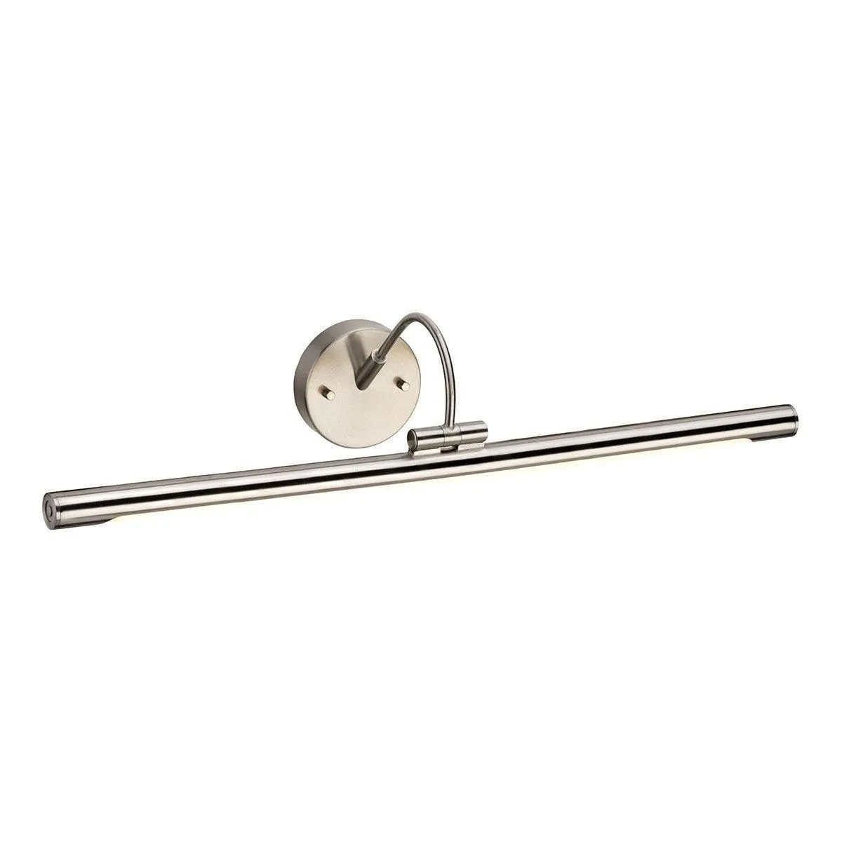 Netlighting Alton LED 1 Light Large Picture Wall Light Brushed Nickel in Grey