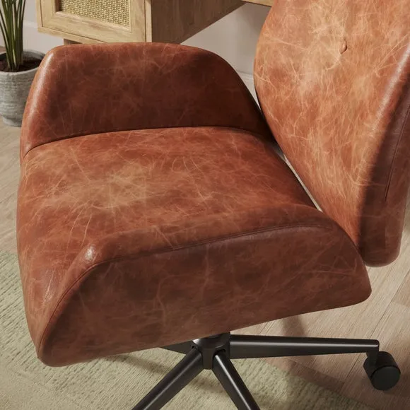 Ginny Faux Leather Office Chair 3