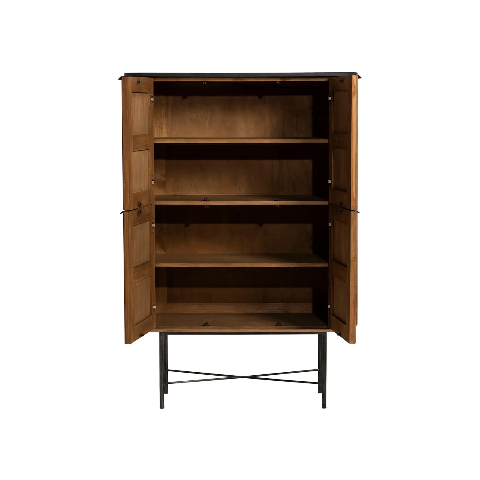 Trinidad Tall Rectangular Cabinet, Teak Wood | Barker & Stonehouse 5