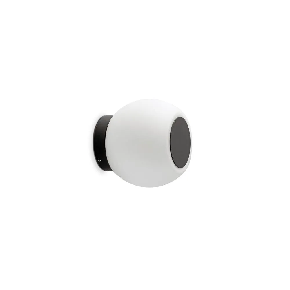 Netlighting Moy Bathroom Wall Lamp Matt Black IP44 3000K