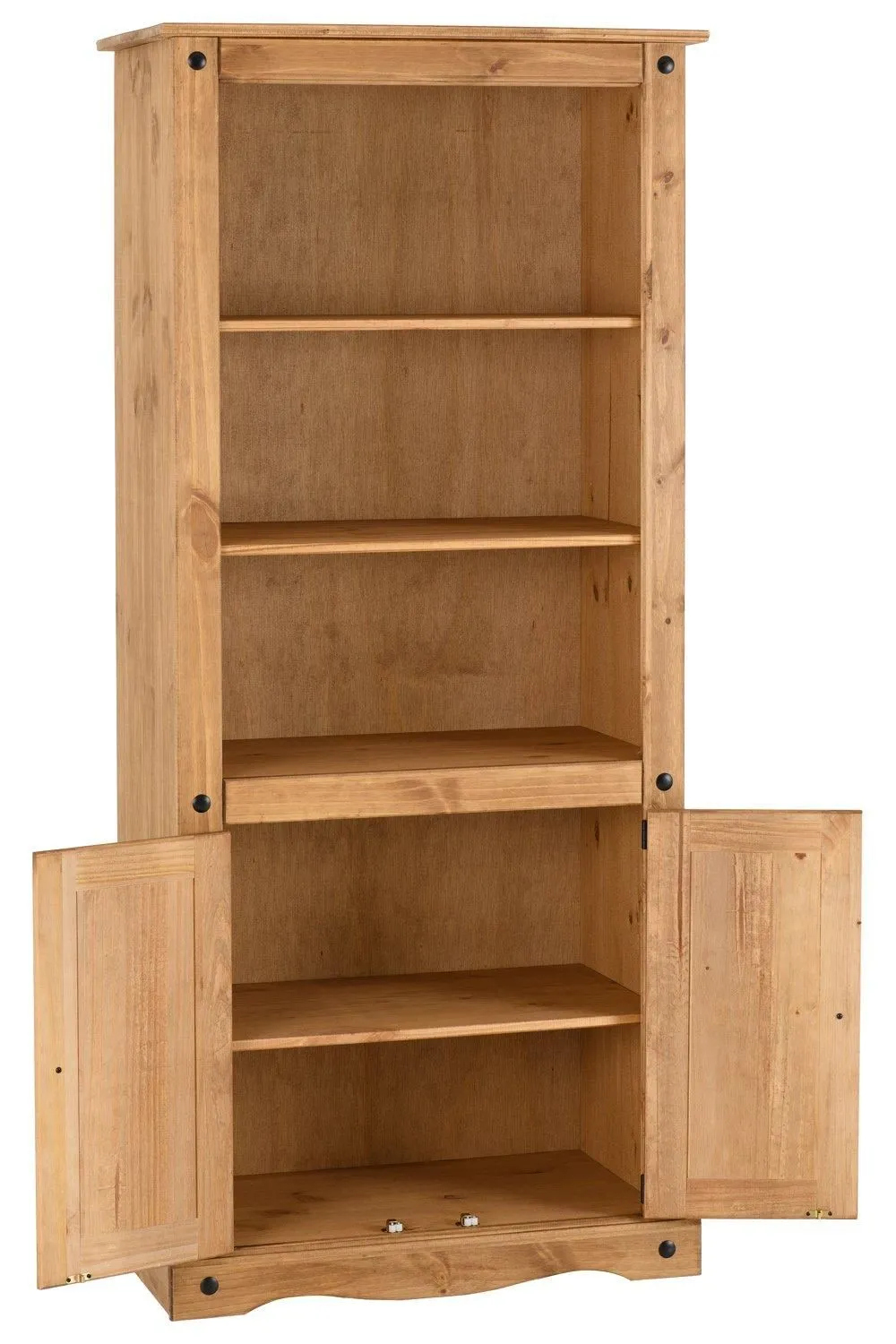 Seconique Corona 2 Door Display Unit/Bookcase in Natural 3
