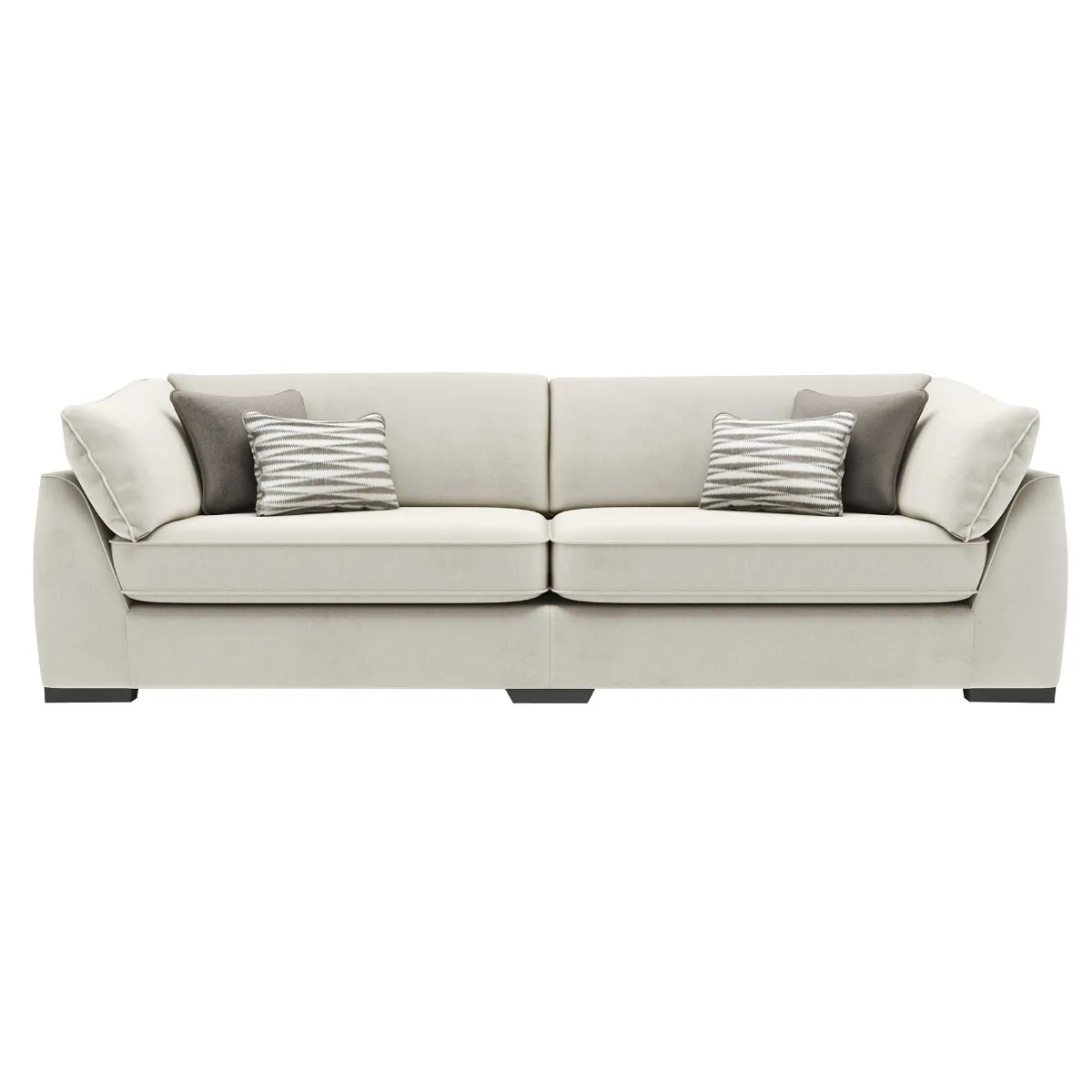 Borelly 4 Seater Split Frame Sofa, Dolce Magnesium