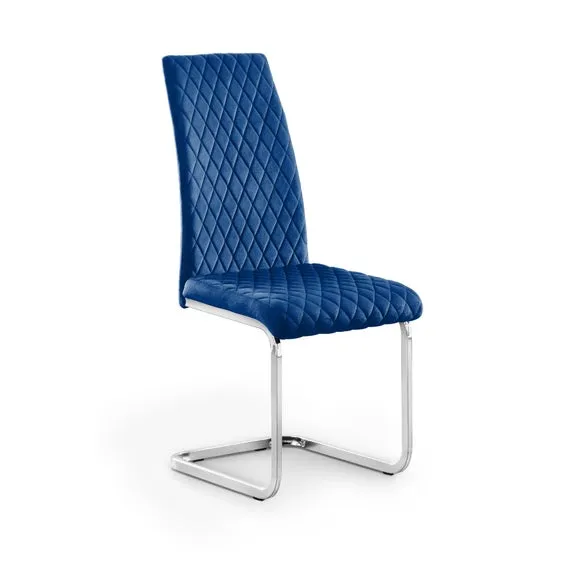 Calabria Set of 4 Dining Chairs, Velvet 3